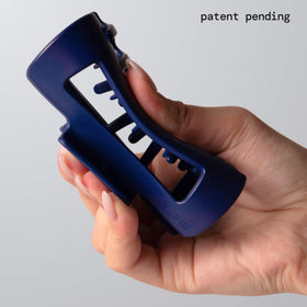 Mello CloudFlex close-up in blue highlights flexible, durable material.