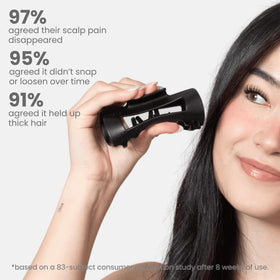 MELLO hair claw clip all hair types secure hold in daily use.