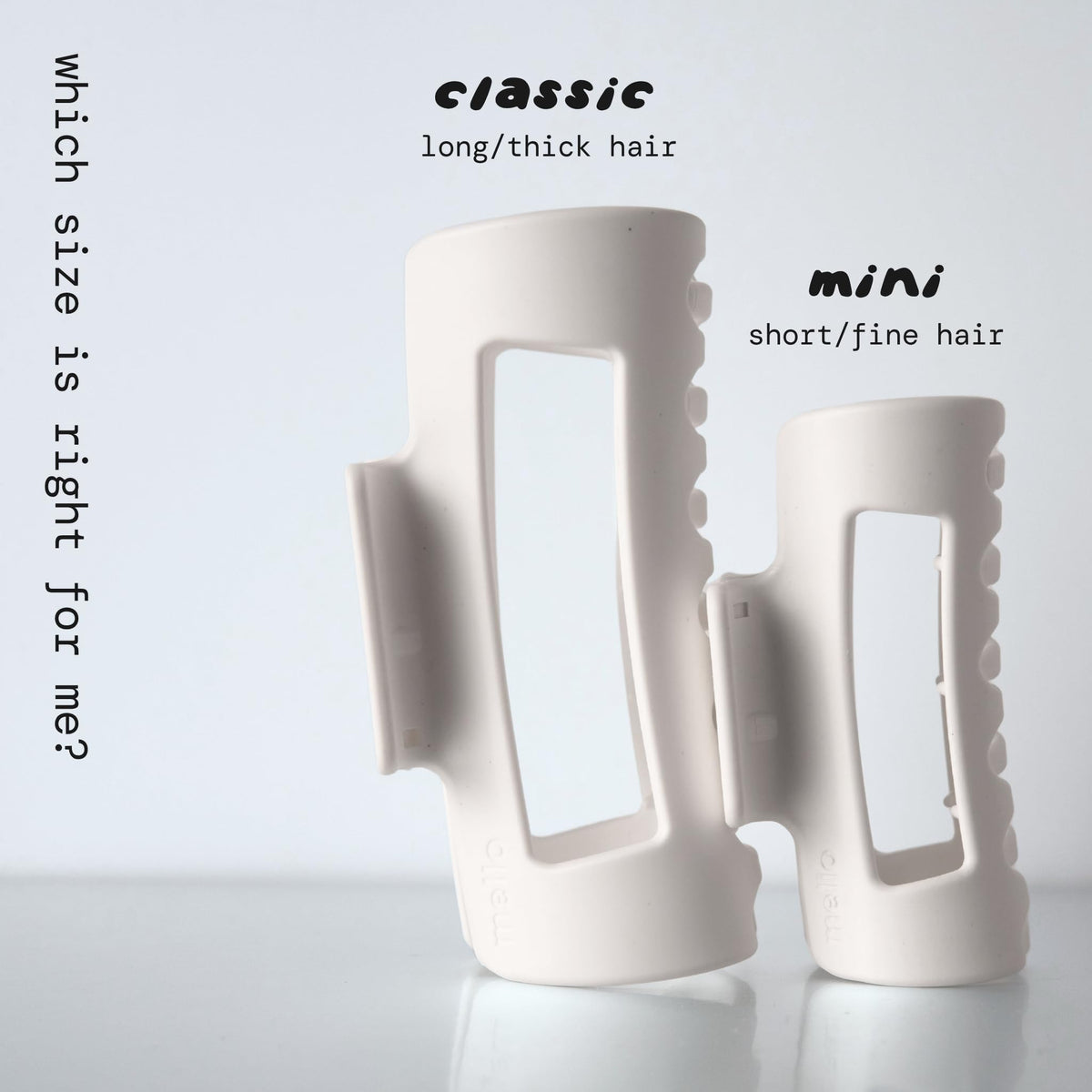 MELLO squishy clip with inward-teeth design supports comfortable all-day wear.