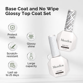 MelodySusie 2x 0.5 fl oz gel coats in compact home-friendly set.
