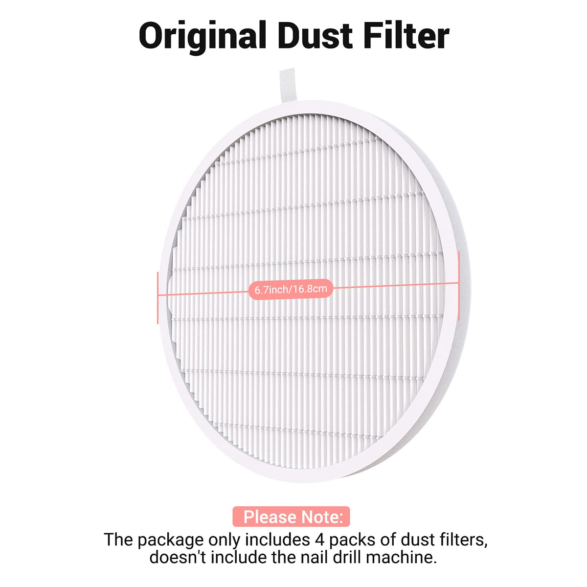 MelodySusie 360-degree suction demonstrated on the dust collector filter.