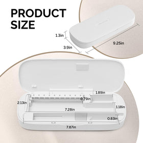 MelodySusie acrylic nail tool storage with durable ABS cover