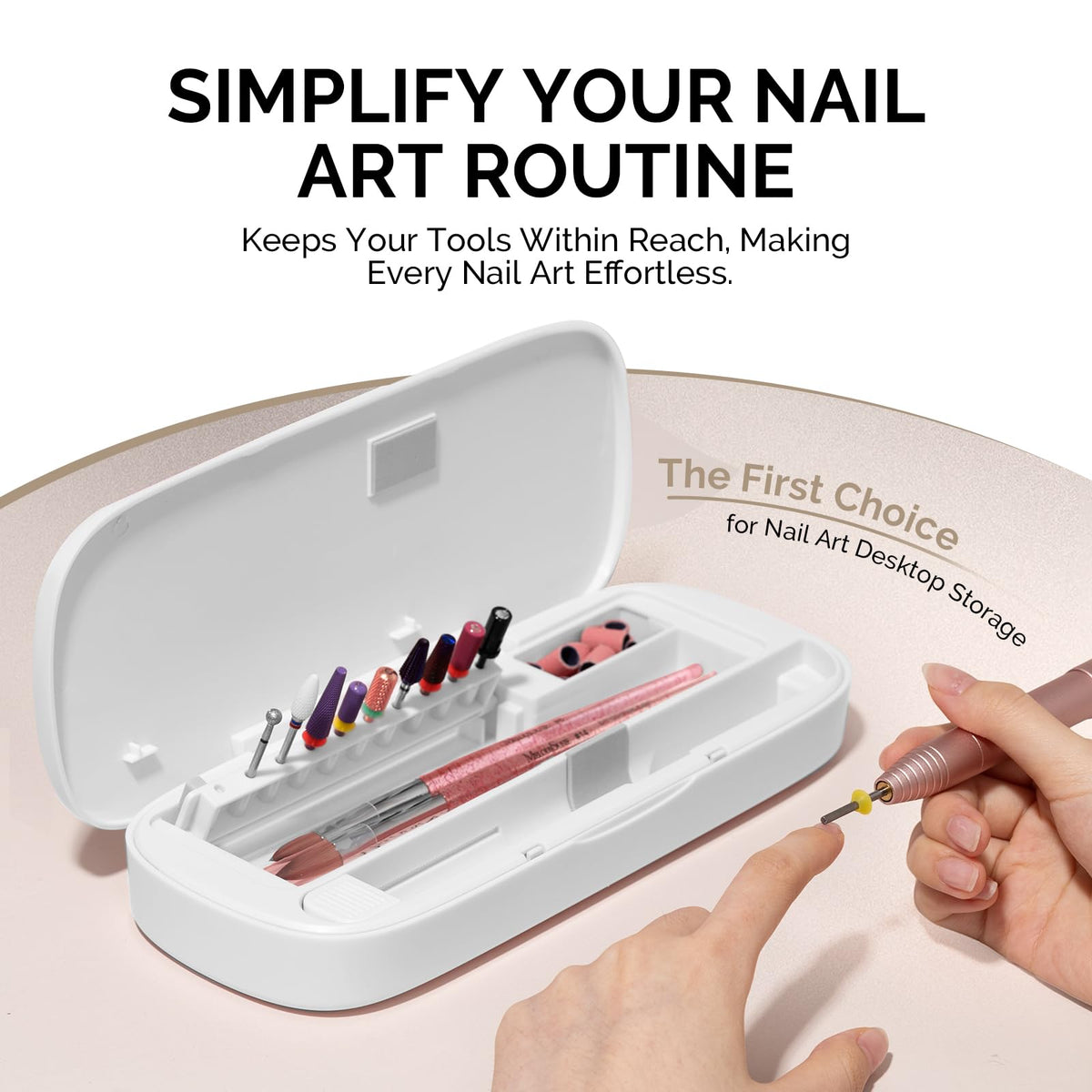 MelodySusie travel-friendly case ready for salon or home use