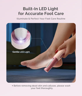 MelodySusie adjustable-speed control lets you tailor exfoliation intensity.