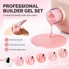 MelodySusie clear base gel provides smooth extension for even coverage