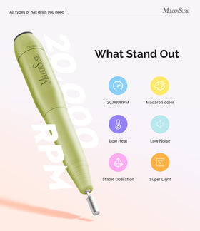 MelodySusie compact design highlighting travel-friendly nail care kit.