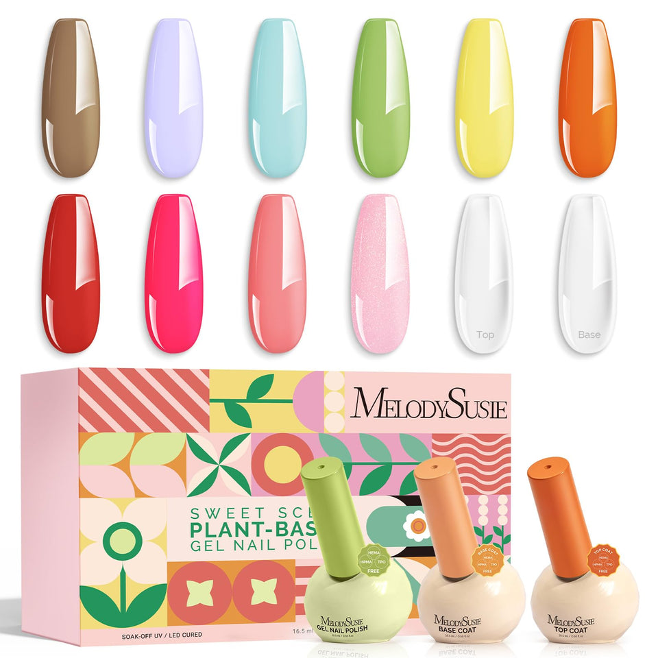 MelodySusie dopamine colors palette for vibrant pigmented nails