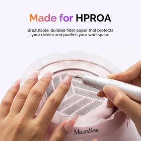 MelodySusie durable filter papers resist tearing for reliable airflow in the HProA