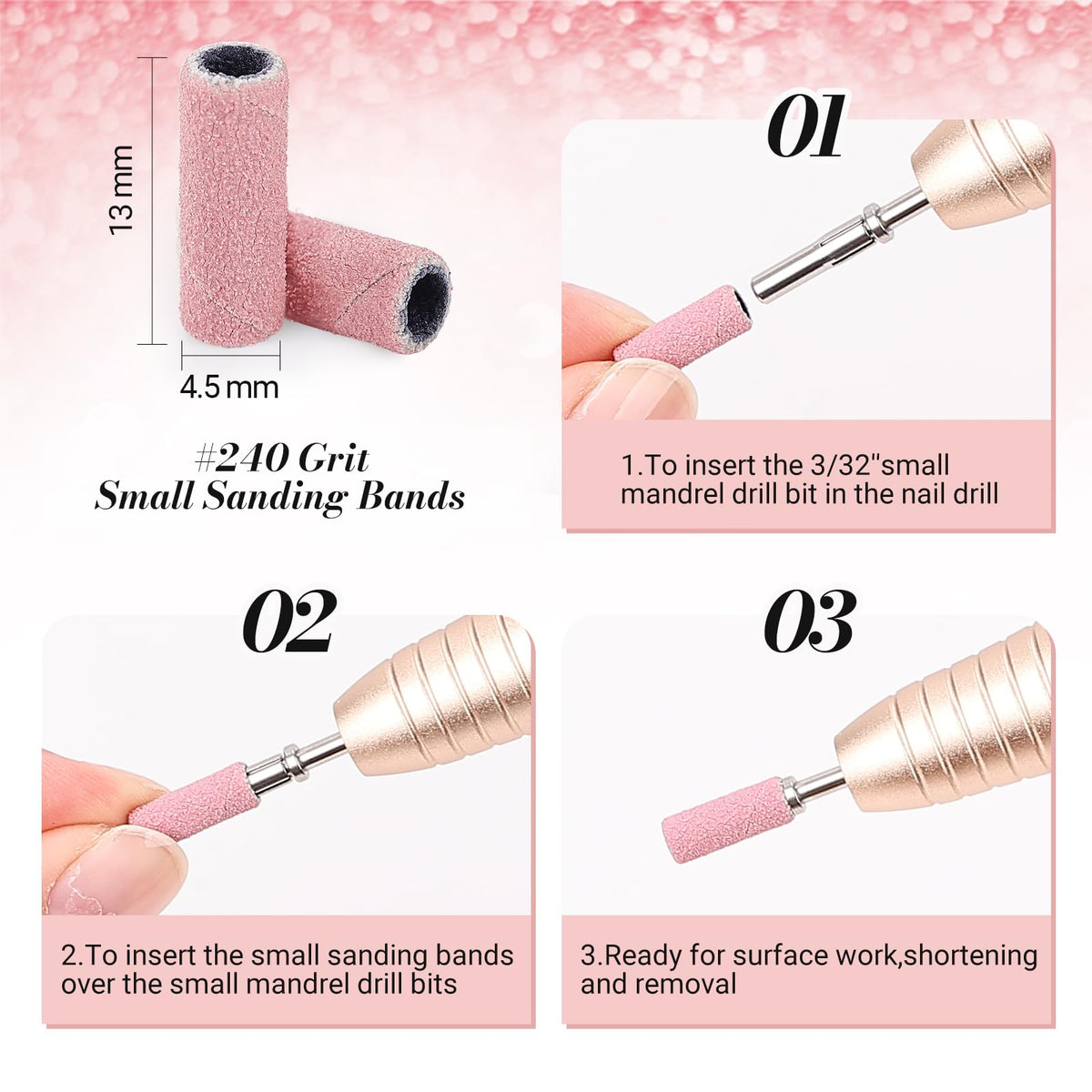 MelodySusie easy-to-use bands for manicures and pedicures