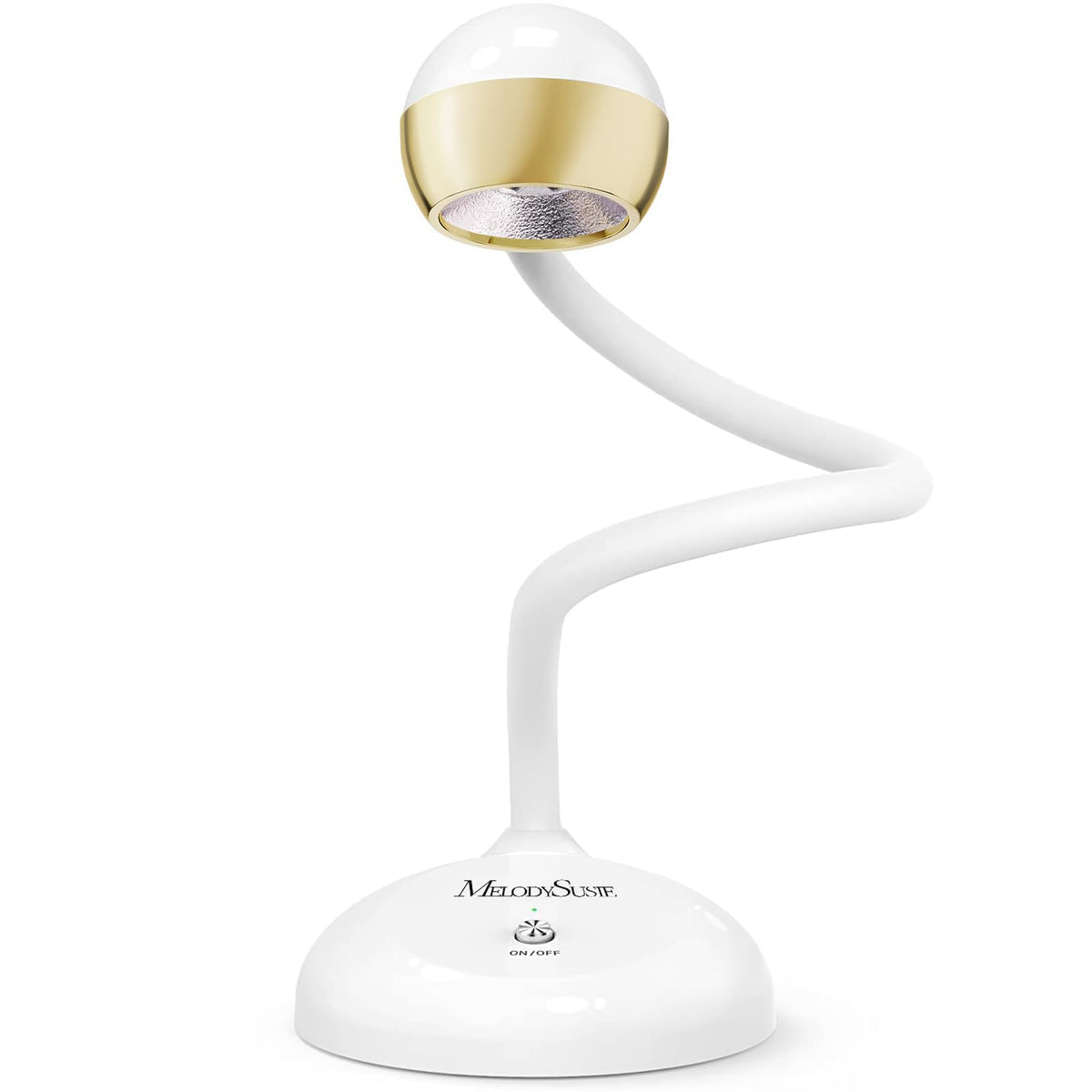 MelodySusie gooseneck cordless UV nail lamp enables precise, hands-free curing from any angle.