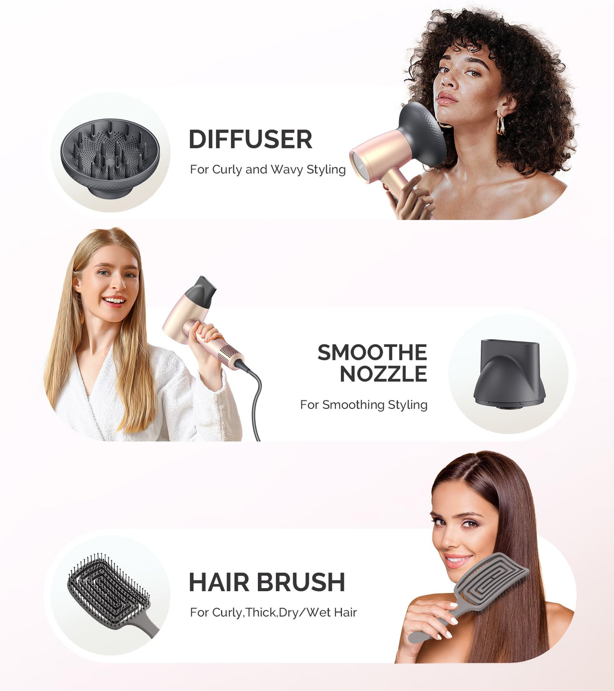 MelodySusie constant temperature control protects hair from heat spikes