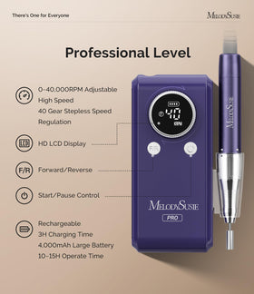 Ergonomic, lightweight MB420G handpiece reduces fatigue during sessions