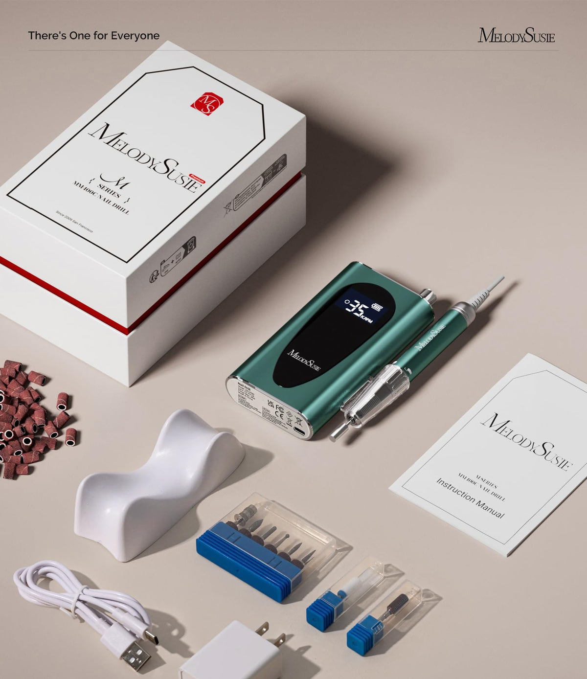 MelodySusie MM400C compatible with diamond, carbide and ceramic bits for versatility