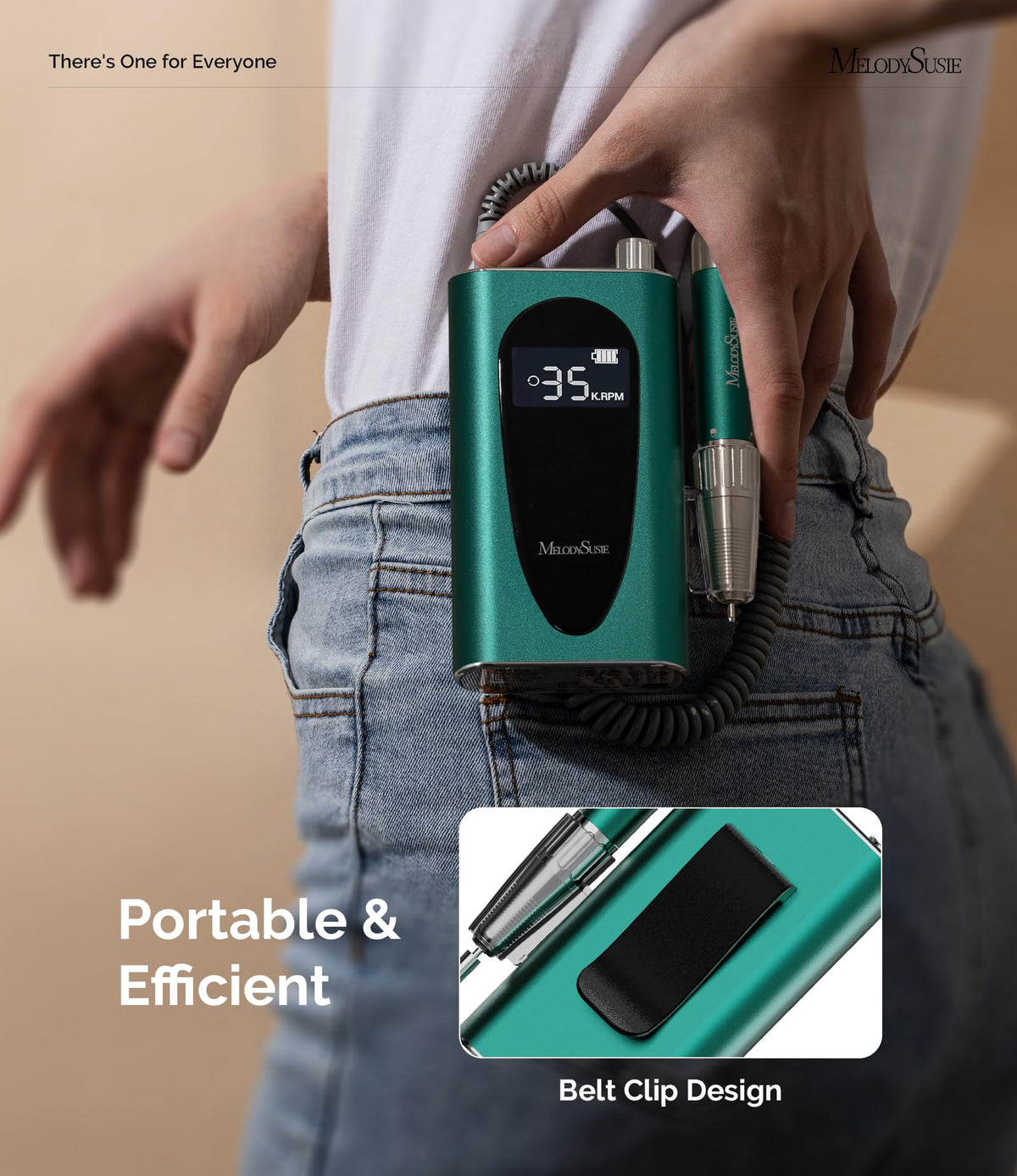 MelodySusie MM400C lightweight handpiece reduces fatigue during long sessions