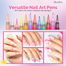 MelodySusie Nail Art Pen with 0.7mm fine tip for precise detailing
