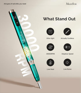 MelodySusie PM170F LED display shows speed and status for precise control.