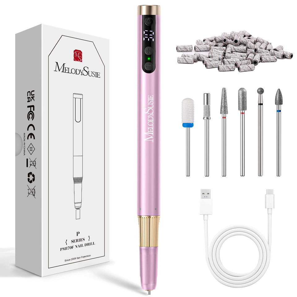 MelodySusie PM180G nail drill cordless design for precise at-home manicures.