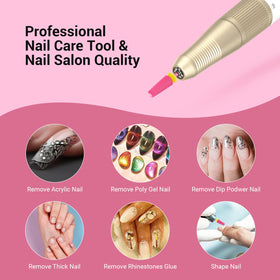 Low vibration and quiet operation improve comfort during manicures