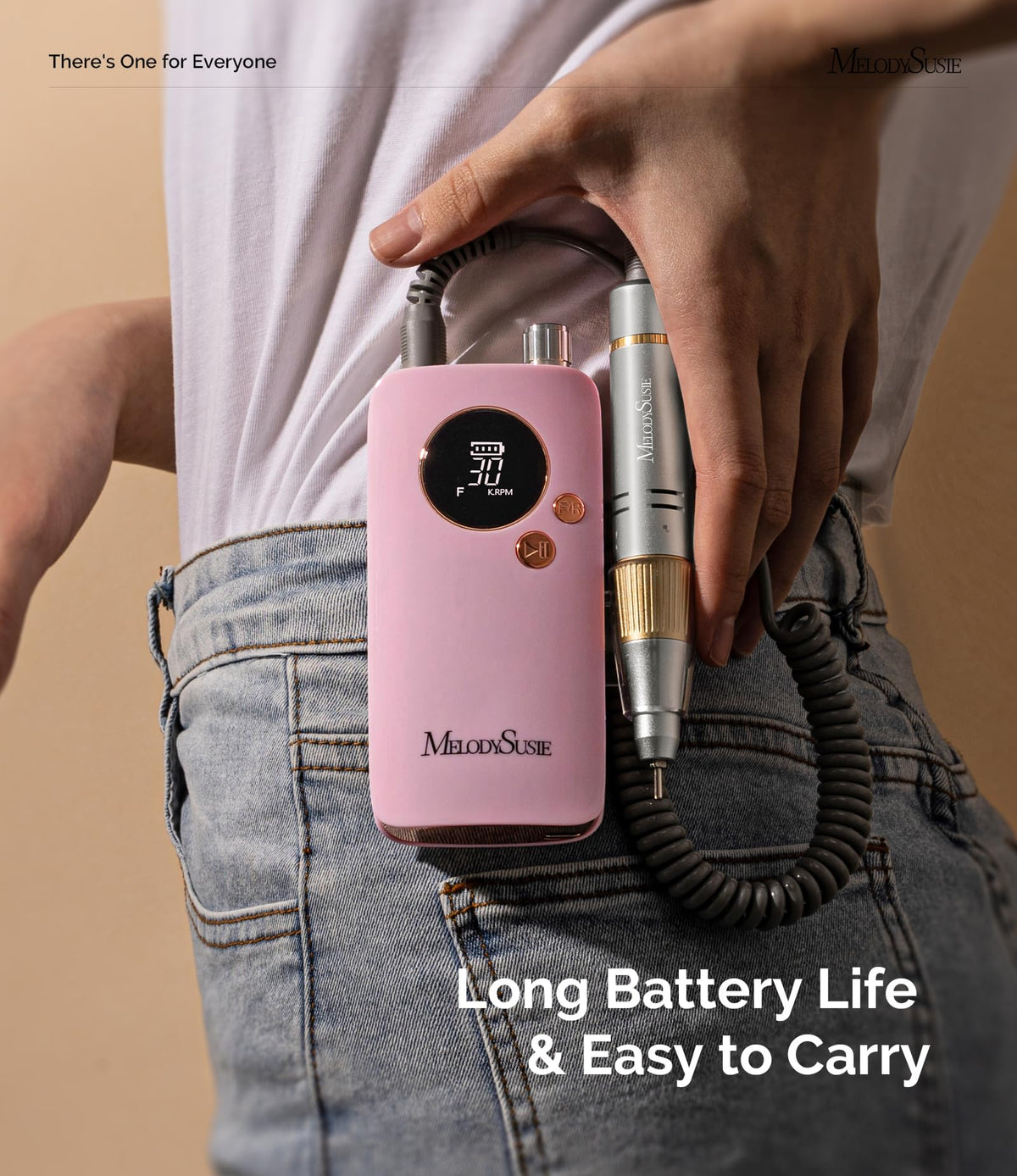 MelodySusie SC320F delivers 30,000 RPM with low heat for smooth filing.