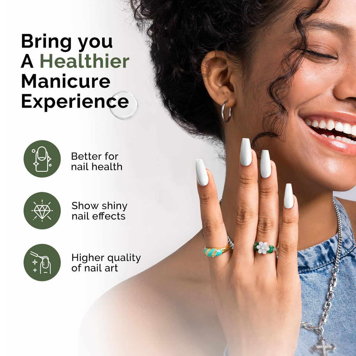 MelodySusie salon-at-home manicure setup highlighting professional results at home.
