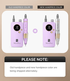 MelodySusie SC320F milk pink clip-on nail drill for on-the-go manicures