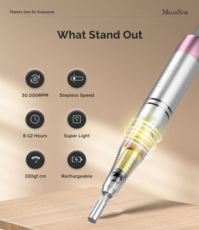 MelodySusie SC330G reaches 30k rpm for precise gel and acrylic work