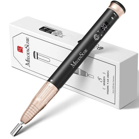MelodySusie SM220G pen-shaped nail drill on desk for precise shaping