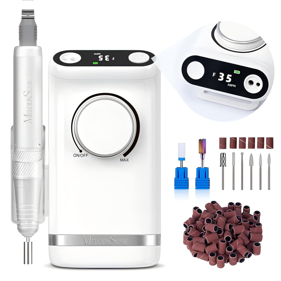 MelodySusie SM320G nail drill with clip-on design for mobile salon precision