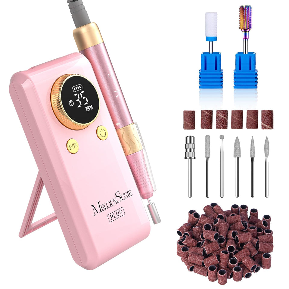 MelodySusie SM330G clip-on nail drill for quick setup and mess-free manicures