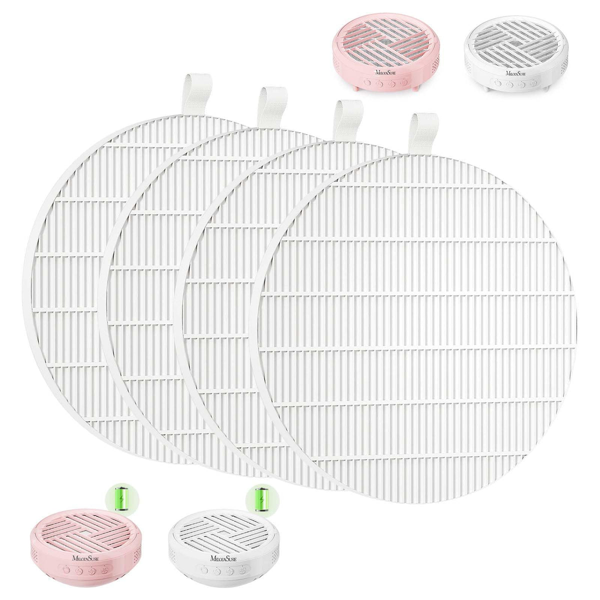 MelodySusie SProR replacement filter 4-pack for clean dust collection during nail filing