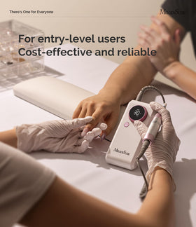 MelodySusie SProR nail dust collector pairs with drill for a clean workspace