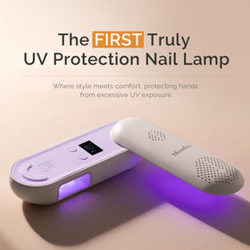 MelodySusie UV nail lamp protective design reduces unnecessary UV exposure during use.