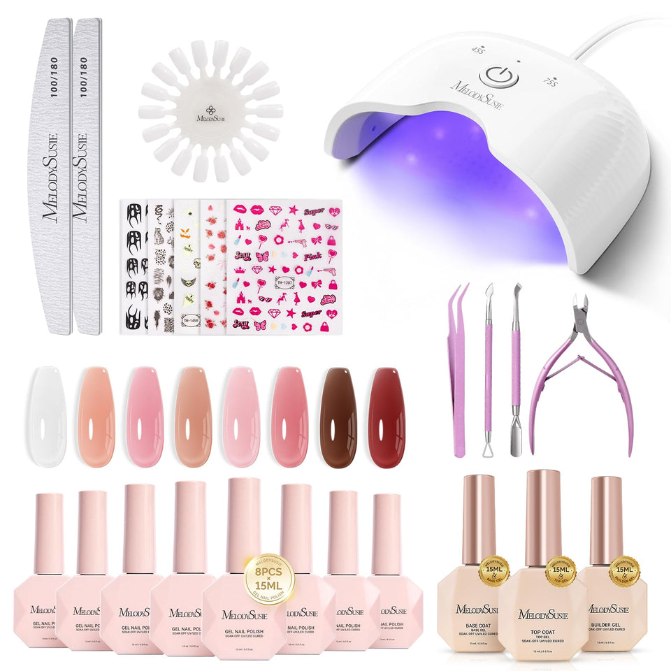 MelodySusie UV nail lamp setup for quick, even curing at home