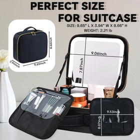 MELSYLODY travel makeup case ready for organized cosmetics on trips