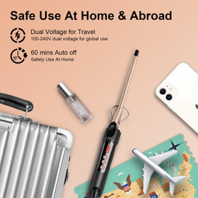 MELYDO 360-degree swivel cord and stand kept secure during styling