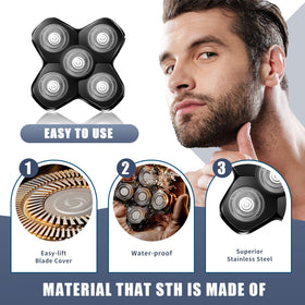 MEMIRY magnetic blade pad ensures secure blade housing and easy cleaning.
