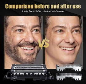 MEMIRY WES9032P enhances shaving smoothness with optimized foil and blade alignment.