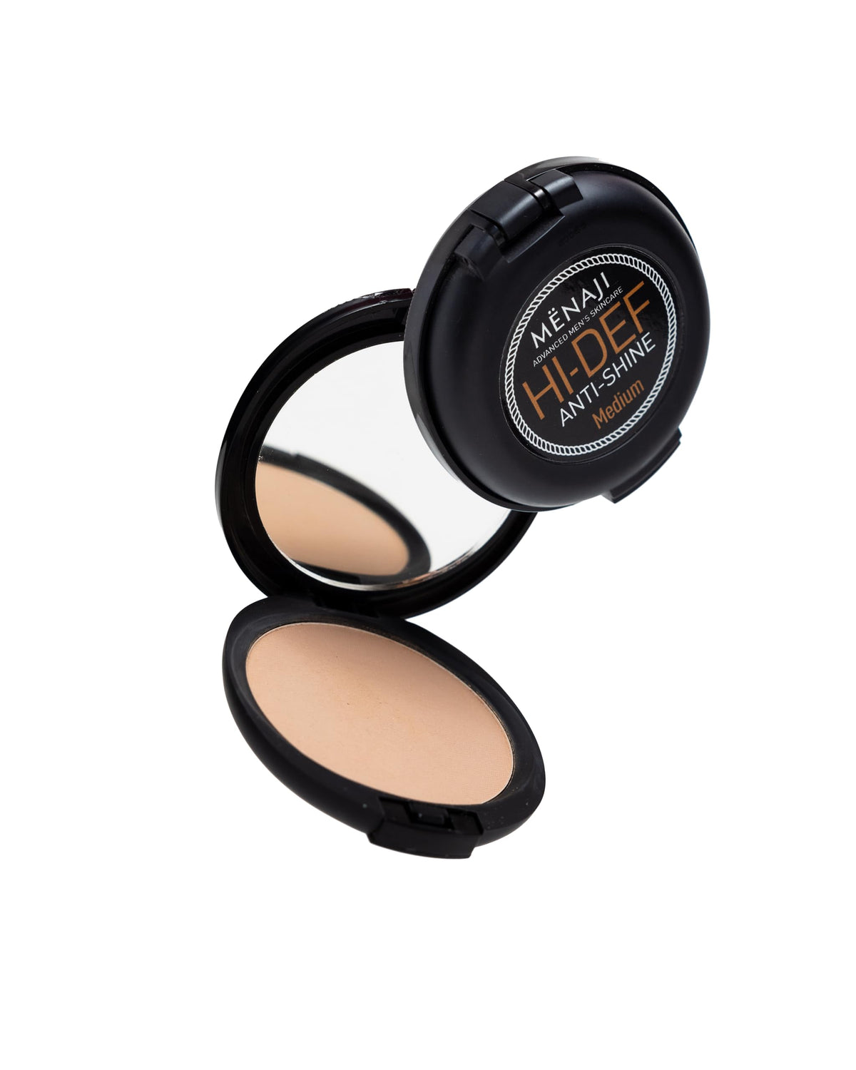 Menaji HDPV powder compact for undetectable coverage on oily skin.