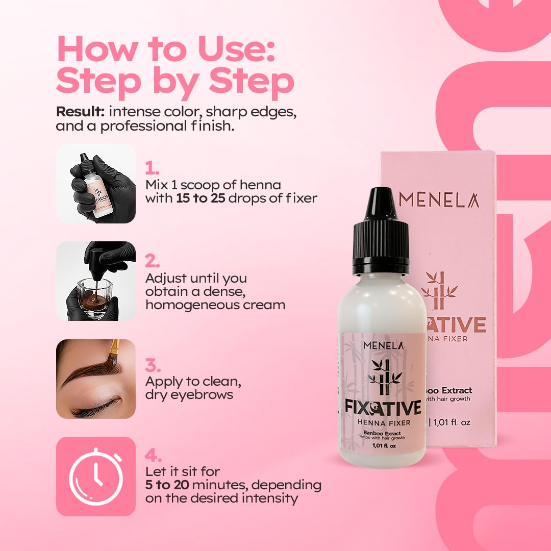 Menela henna-mixer stable blend visual hint for consistent results
