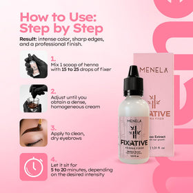 Menela henna-mixer stable blend visual hint for consistent results