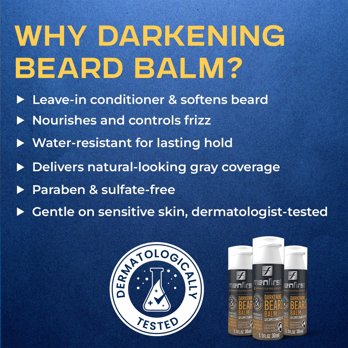 A man applying MENFIRST balm as part of routine