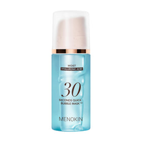 MENOKIN bubble mask packaging front highlighting hydration benefits