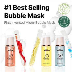 MENOKIN Bubble Mask layering shows two to three masks for glow customization