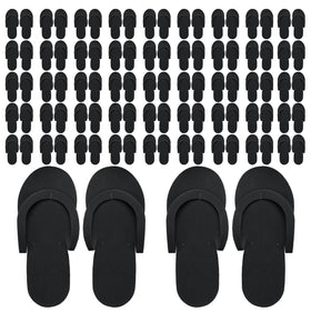 Mepase 90-pairs disposable pedi slippers in a package for guests.