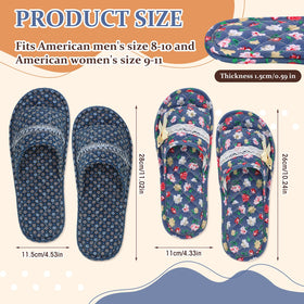 Mepase grey open-toe slippers ensure simple, clean guest footwear