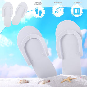 Mepase white pedicure slippers sized to fit most adults