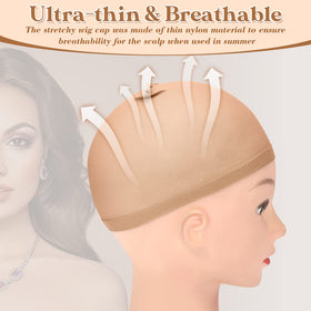 Mepase easy-wear wig cap demonstration for quick setup