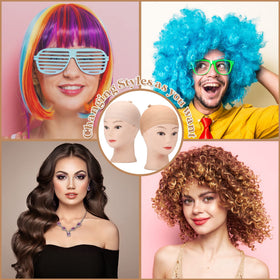 Mepase wig cap used for Halloween or cosplay with reliable base coverage