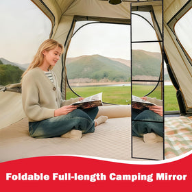 MEPIG bi-fold 32.2-inch mirror fits smaller spaces with clear reflection.