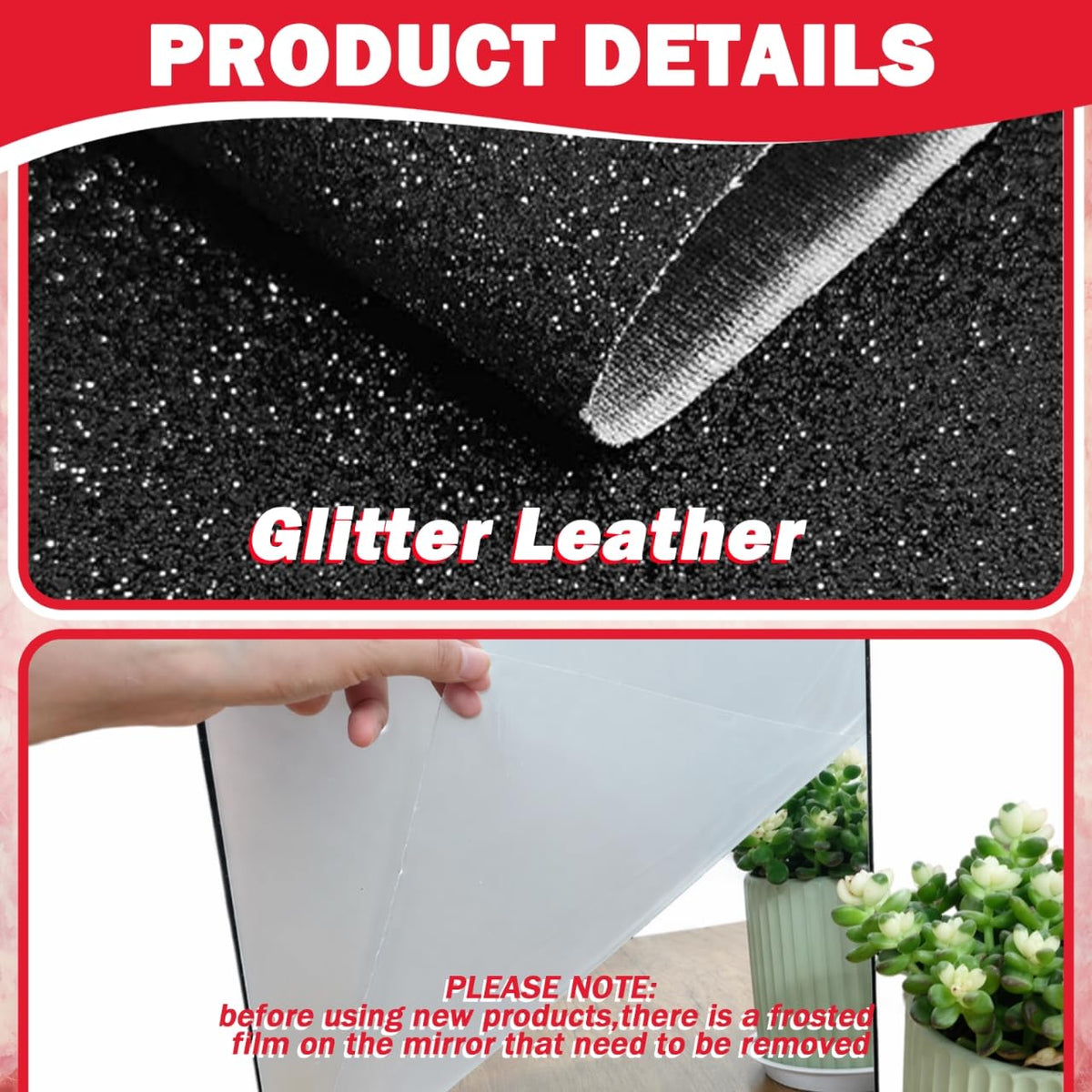 MEPIG 47-inch full-length mirror for complete outfit checks.